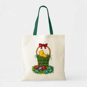 Cute Easter Chicken Tote Bag