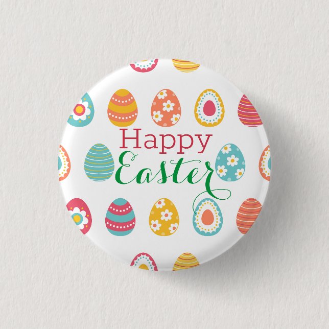 Cute Easter Egg 1 Inch Round Button (Front)