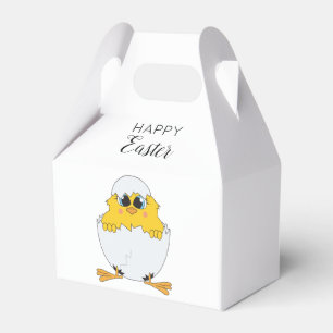 Cute Easter Egg & Chick Happy Easter Favor Box