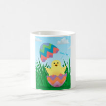 Cute Easter Egg Chick Hatch