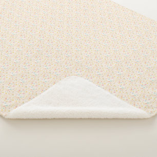Cute Easter Egg Sherpa Blanket