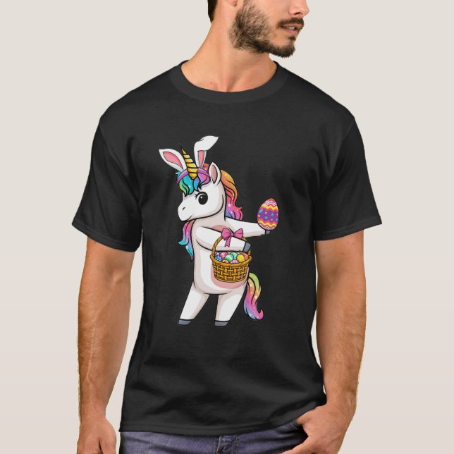 Cute Easter Gift,Easter Day Gift, Easter Bunny Gif T-Shirt (Front)