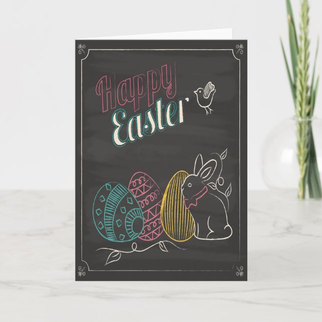 Cute Easter Greeting Card (Front)