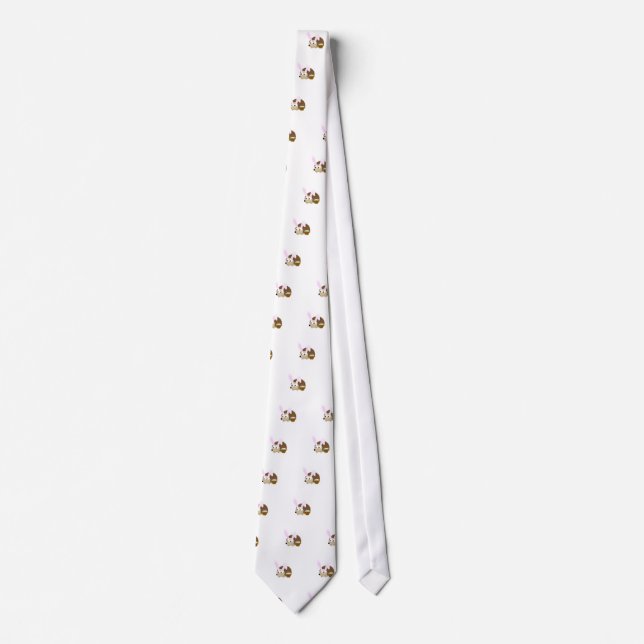 Cute Easter Hedgehog Tie (Front)