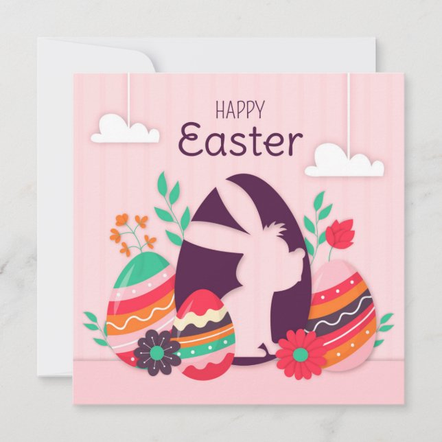 Cute Easter Holiday Card (Front)