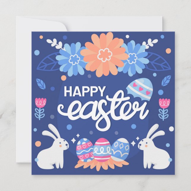 Cute Easter Holiday Card (Front)