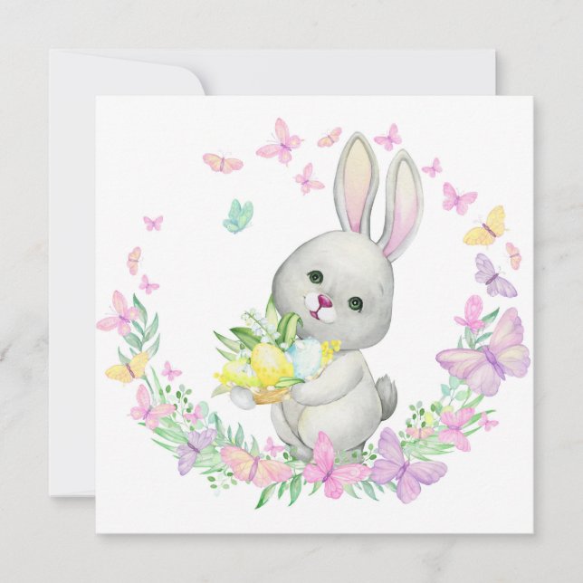 Cute Easter Holiday Card (Front)