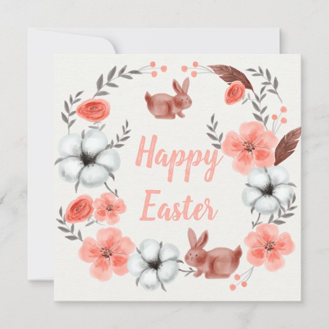 Cute Easter Holiday Card (Front)