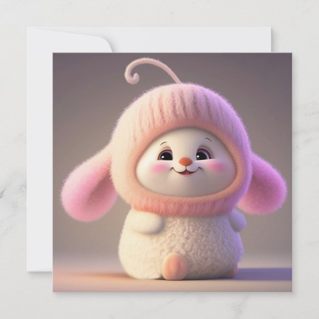 Cute Easter Holiday Card (Front)