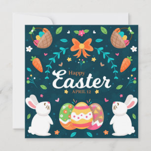Cute Easter Holiday Card