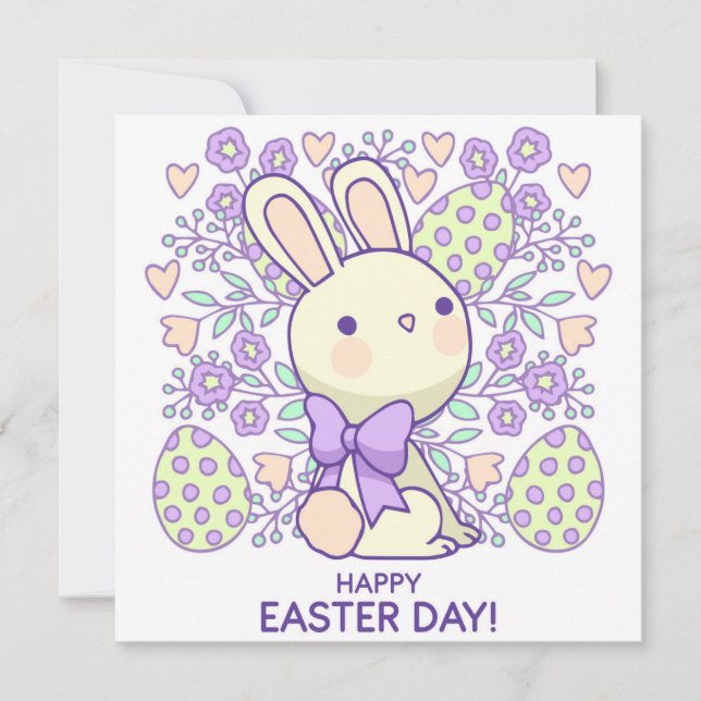 Cute Easter Holiday Card (Front)