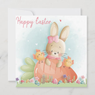 Cute Easter Holiday Card