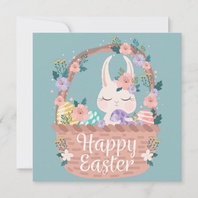 Cute Easter Holiday Card (Front)