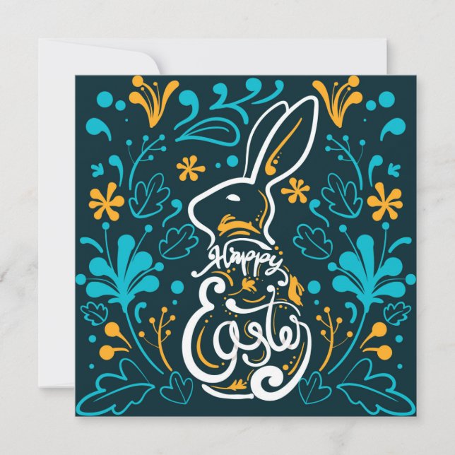 Cute Easter Holiday Card (Front)