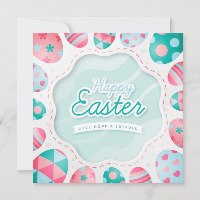 Cute Easter Holiday Card (Front)