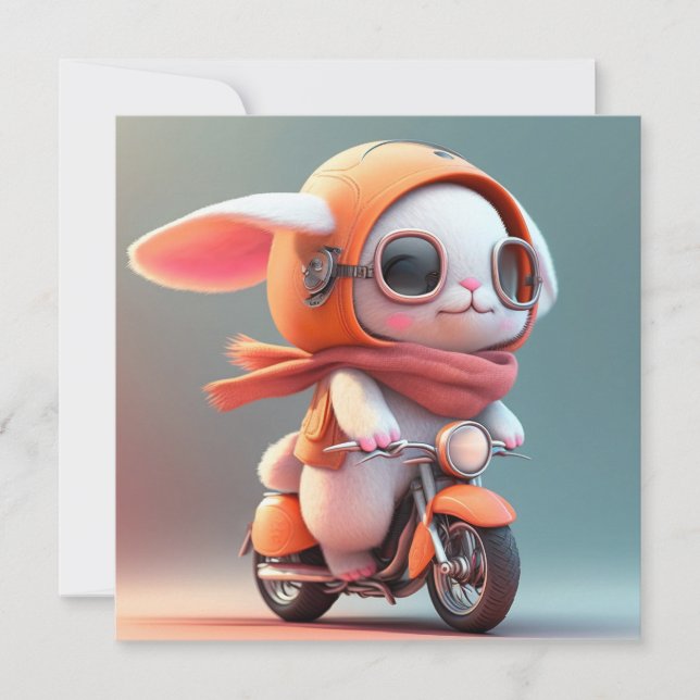 Cute Easter Holiday Card (Front)
