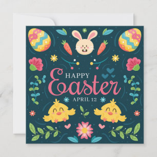 Cute Easter Holiday Card