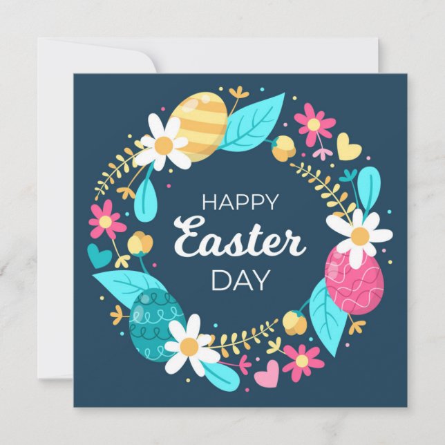 Cute Easter Holiday Card (Front)