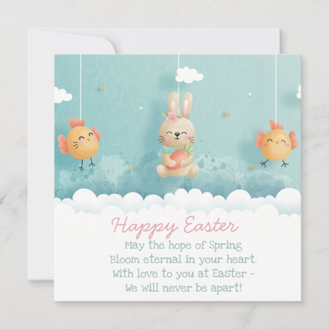 Cute Easter Holiday Card (Front)