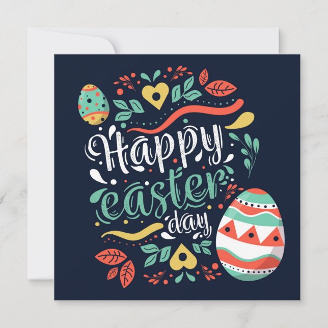 Cute Easter Holiday Card (Front)