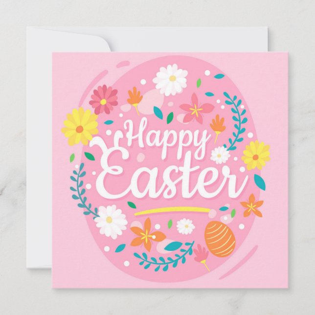 Cute Easter Holiday Card (Front)