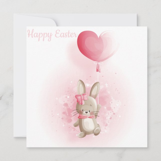 Cute Easter Holiday Card (Front)