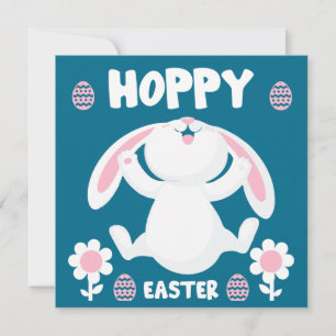 Cute Easter Holiday Rabbit Card
