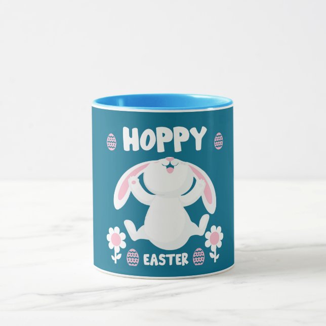 Cute Easter Holiday Rabbit Mug (Center)