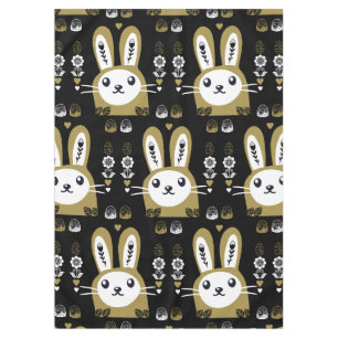 Cute Easter Holiday Rabbit Tablecloth