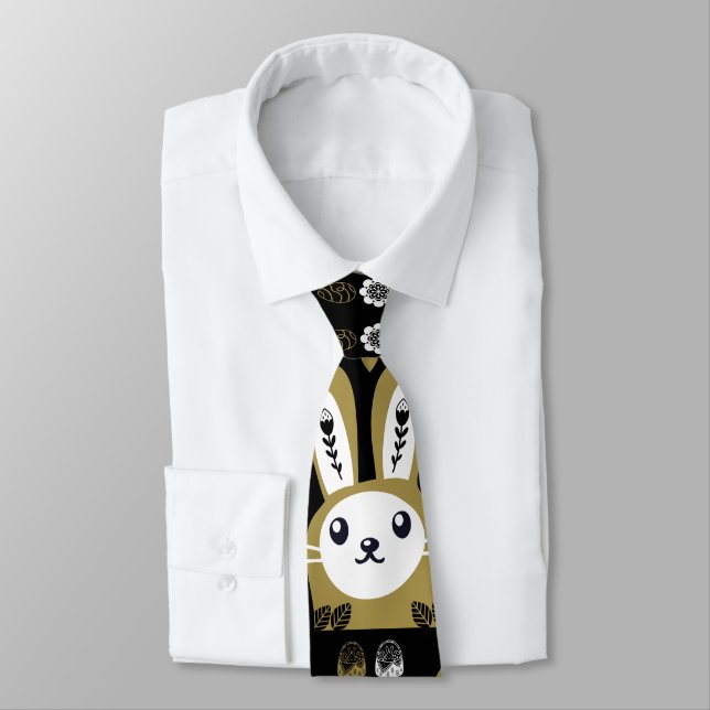 Cute Easter Holiday Rabbit Tie (Tied)