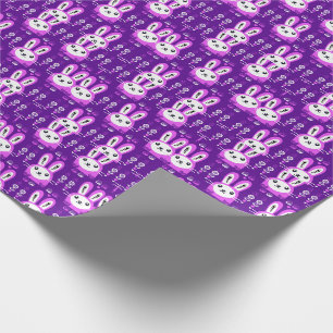 Cute Easter Holiday Rabbit Wrapping Paper