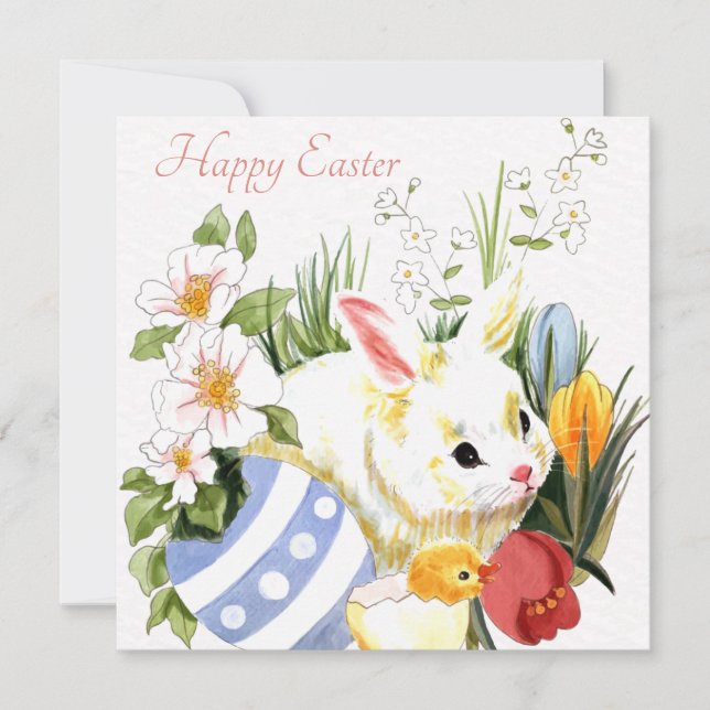 Cute Easter Invitation (Front)