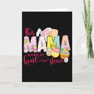 Cute Easter Mama Bunny Floral Mother’s Day Spring Card