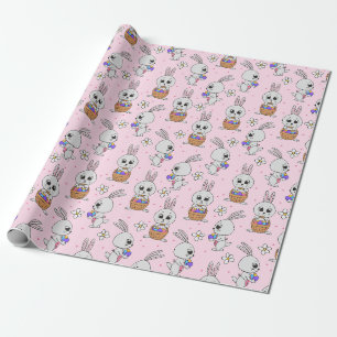 Cute Easter Pattern Wrapping Paper