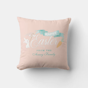 Cute Easter Personalized Throw Pillow