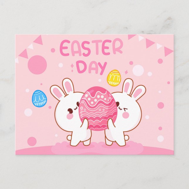 Cute Easter Postcard (Front)