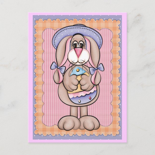 Cute Easter Postcard (Front)