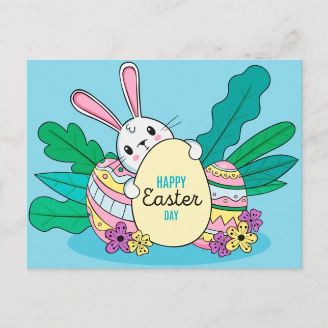 Cute Easter Postcard (Front)