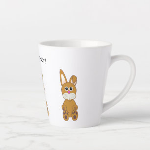 Cute Easter Rabbits Latte Mug