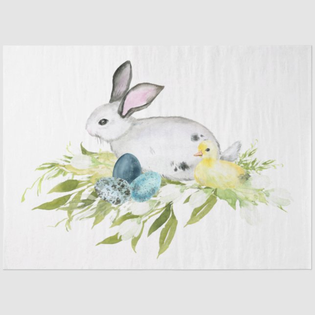 Cute Easter Series Design 2 Tissue Paper (Front)