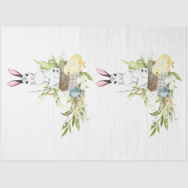 Cute Easter Series Design 5 Tissue Paper (Front)