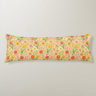 Cute Easter/spring patterned flowers Body Pillow
