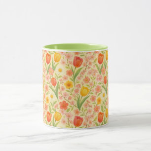 Cute Easter/spring patterned flowers Mug