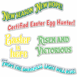 Cute Easter Sticker Sheet 