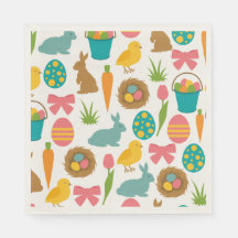 Cute Easter theme pattern paper