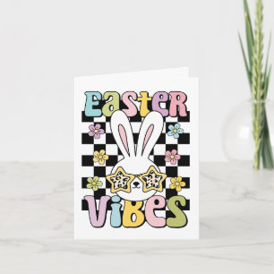 Cute "Easter Vibes" Greeting Card for Tween