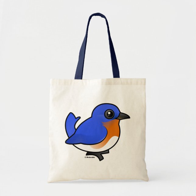 Cute Eastern Bluebird Tote Bag (Front)