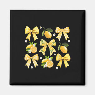 Cute Easy Peasy Bow Lemon Squeezy Hello Summer Vac Magnet