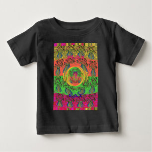 Cute Eat Love Play Hakuna Matata Colours.png Baby T-Shirt