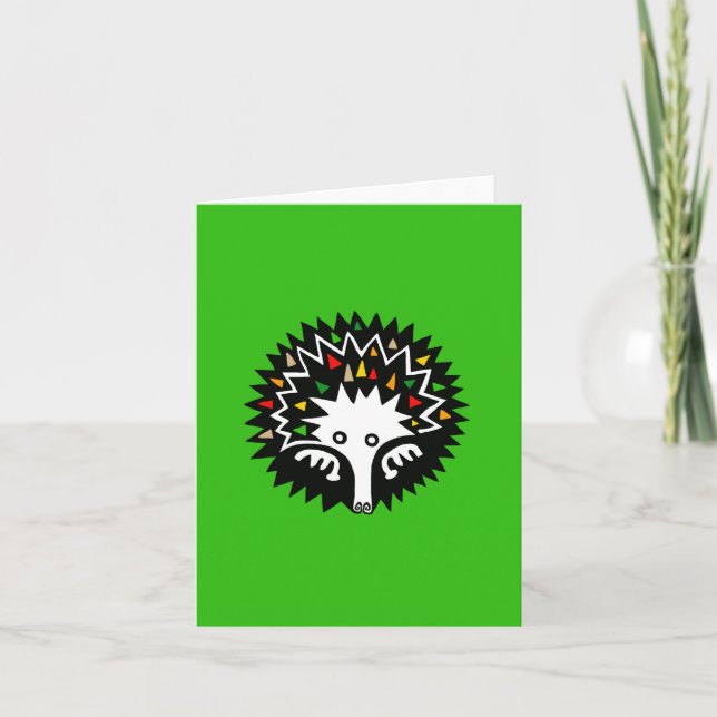  Cute ECHIDNA —Wildlife - Nature Card (Front)